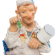 Статуэтка маленькая - Маляр Parastone PRO-38, портретный вид
