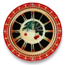 Часы с кристаллами Swarovski - Новогоднее настроение