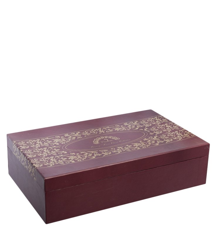 Набор для чая из фарфора на 6 персон Дольче Вита Pavone AS-85, фотография коробочки