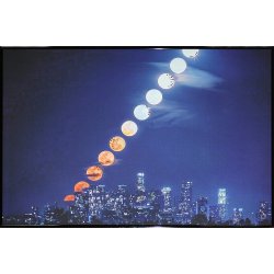 Картина Восхождение луны c кристаллами Swarovski