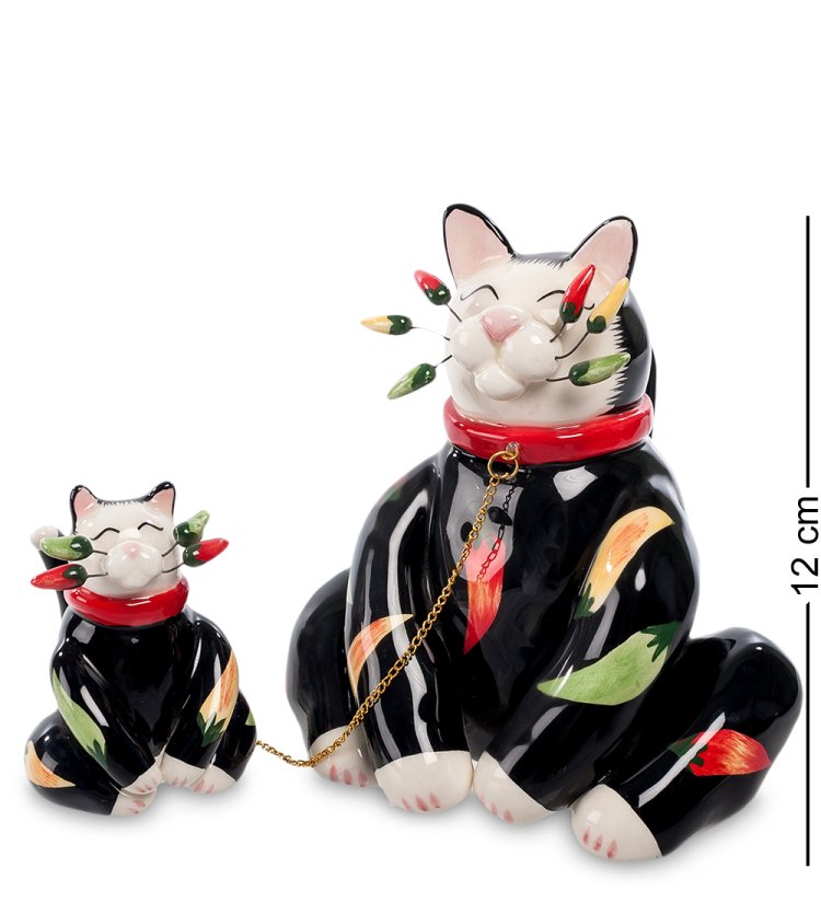 Фигурка котов из керамики Крутые Перцы Pavone CMS-31/33