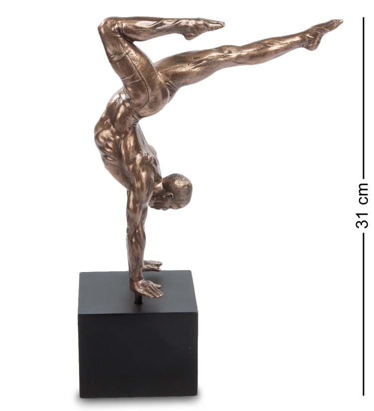 Статуэтка Гимнаст на кубе Veronese WS-155