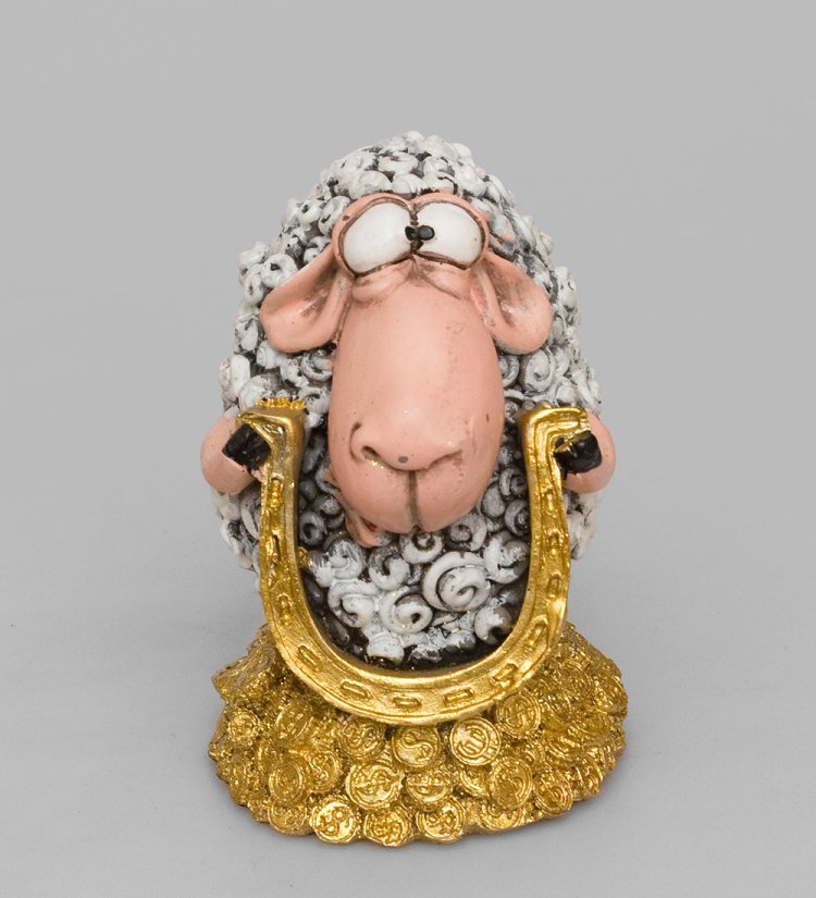 Фигурка-копилка Овца Подкова на Удачу The Comical World of Stratford RV-258