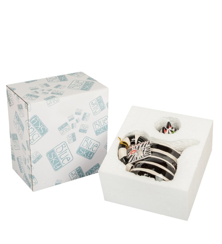 Молочник из керамики Кот Кланси Blue Sky BS- 18, фотография в упаковке