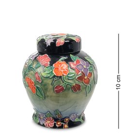 Бочонок с крышкой из фарфора Мир Цветов