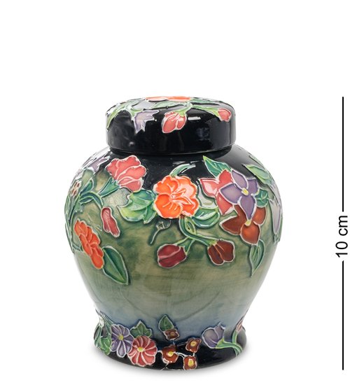 Бочонок с крышкой из фарфора Мир Цветов Pavone JP-800/ 2