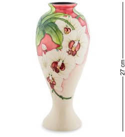 Ваза из фарфора для цветов Белая Орхидея