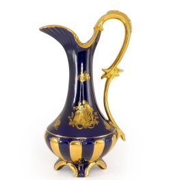 Интерьерный кувшин с ручкой коллекция Amante Blu