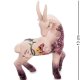 Статуэтка из фарфора Грациозная Коза с сиренью и бабочками Pavone JP-71/35