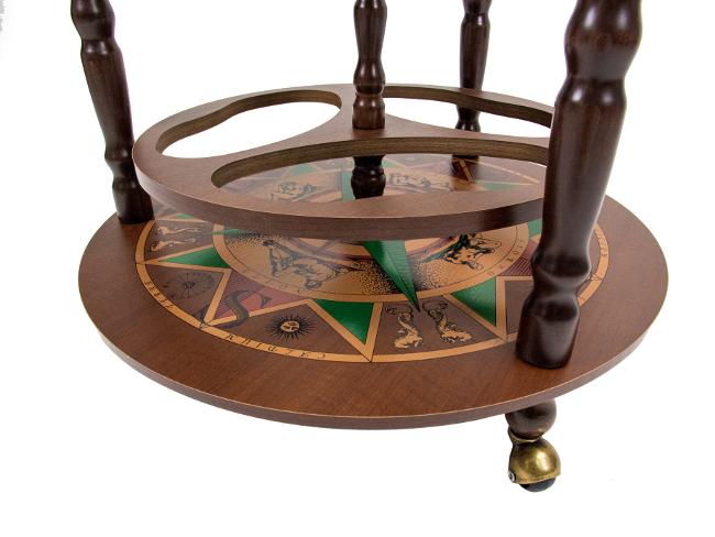 Глобус-бар с картой на русском языке, сфера 50 см 88.RBG, вид снизу