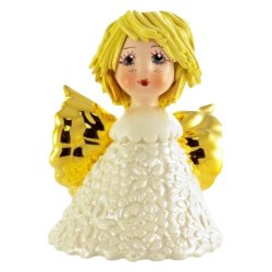 Статуэтка - колокольчик Ангел со светлыми волосами