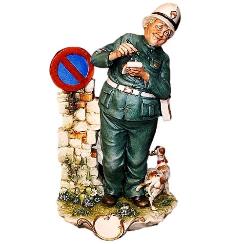 Статуэтка из фарфора сотрудник ГИБДД