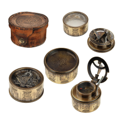 Компас с солнечными часами Drum Sundial Compass