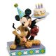 Статуэтка День рождения Плуто и Микки Мауса Disney Traditions
