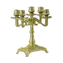 Канделябр на 5 свечей Венеция