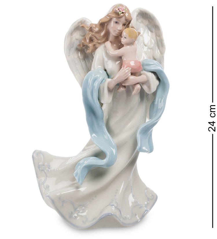 Статуэтка из фарфора Ангел с ребенком на руках Pavone CMS-24/ 1