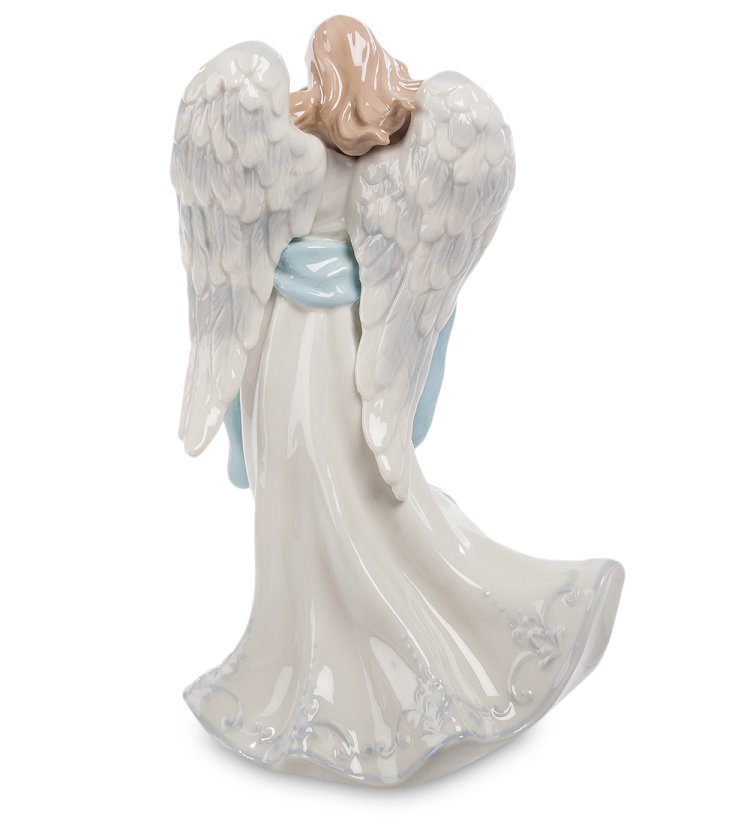 Статуэтка из фарфора Ангел с ребенком на руках Pavone CMS-24/ 1, фотография со спины