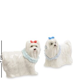 Набор соль-перец Пара белых собак