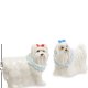 Набор соль-перец Пара белых собак Pavone CMS-14/24