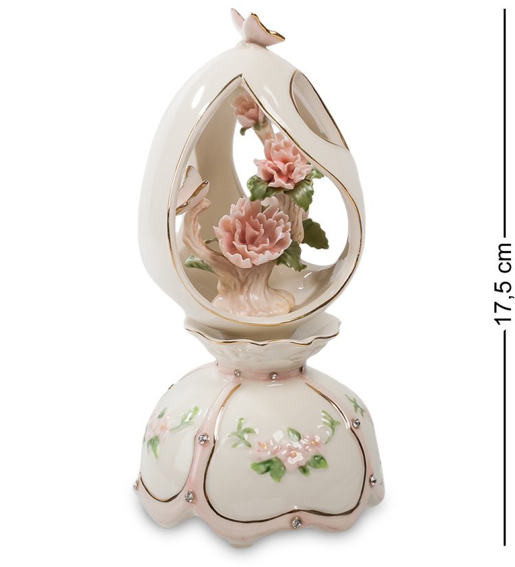 Музыкальная статуэтка из керамики Яйцо желаний Pavone CMS-15/22