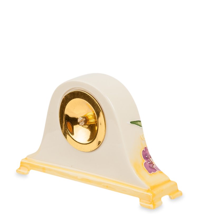 Настольные Часы из фарфора осенняя сказка Pavone JP-97/ 9, фотография сбоку