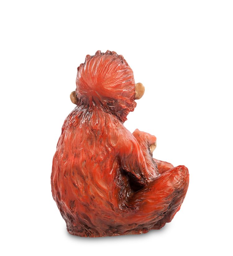 Статуэтка Улыбающийся Детеныш Орангутанга Veronese WS-760, оборотная сторона