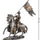 Статуэтка Воин на коне с флагом Veronese WS-811
