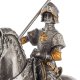 Статуэтка Воин на коне с флагом Veronese WS-811, вид профиль