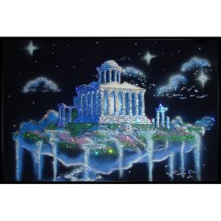 Картина Атлантида c кристаллами Swarovski