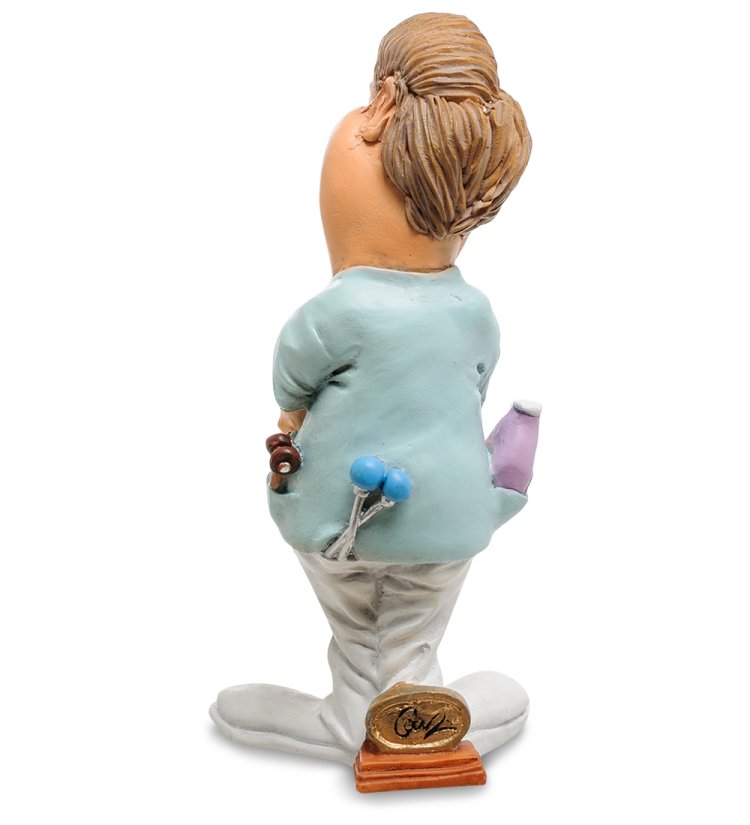 Статуэтка Массажист The Comical World of Stratford RV-929, оборотная сторона