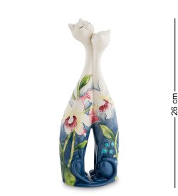 Ваза для цветов из фарфора Парочка кошек