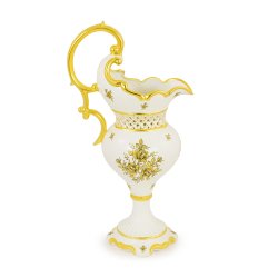 Интерьерный кувшин из керамики коллекция Fiori Gold