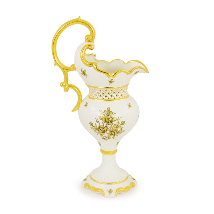 Интерьерный кувшин из керамики коллекция Fiori Gold Migliore De Luxe 27509
