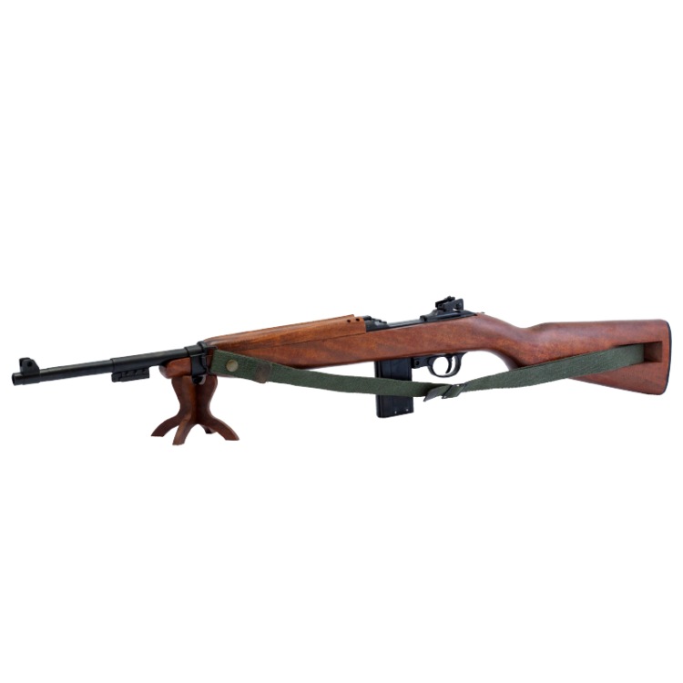Макет Карабина М1 с ремнем, 1941 г., США, 2-я мировая война Denix 1120-C, портретный вид со стороны