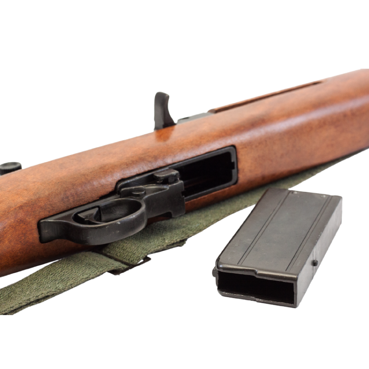 Макет Карабина М1 с ремнем, 1941 г., США, 2-я мировая война Denix 1120-C, разборный вид магазина