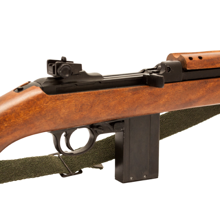 Макет Карабина М1 с ремнем, 1941 г., США, 2-я мировая война Denix 1120-C, увеличенный вид деталей