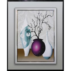 Картина Натюрморт Вазы c кристаллами Swarovski