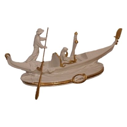 Фарфоровая статуэтка Венецианская гондола