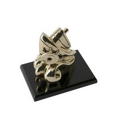 Статуэтка Золотой кораблик на черной подставке Exetera Argenti 46-408621