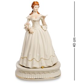 Статуэтка из керамики Девушка с книгой