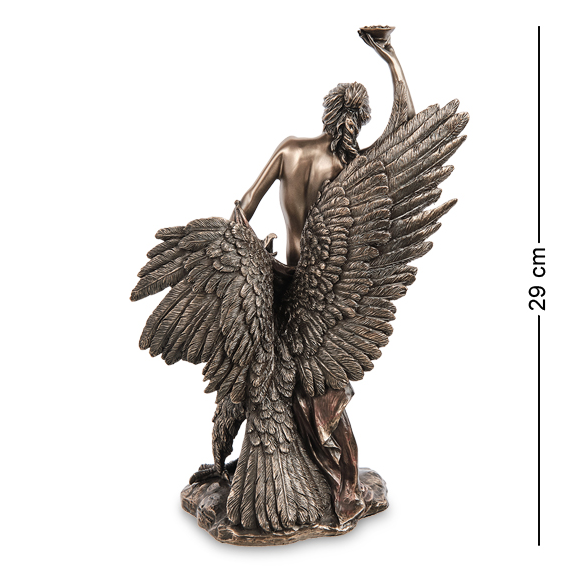 Статуэтка Геба и орел Юпитера Veronese WS-1111, оборотная сторона