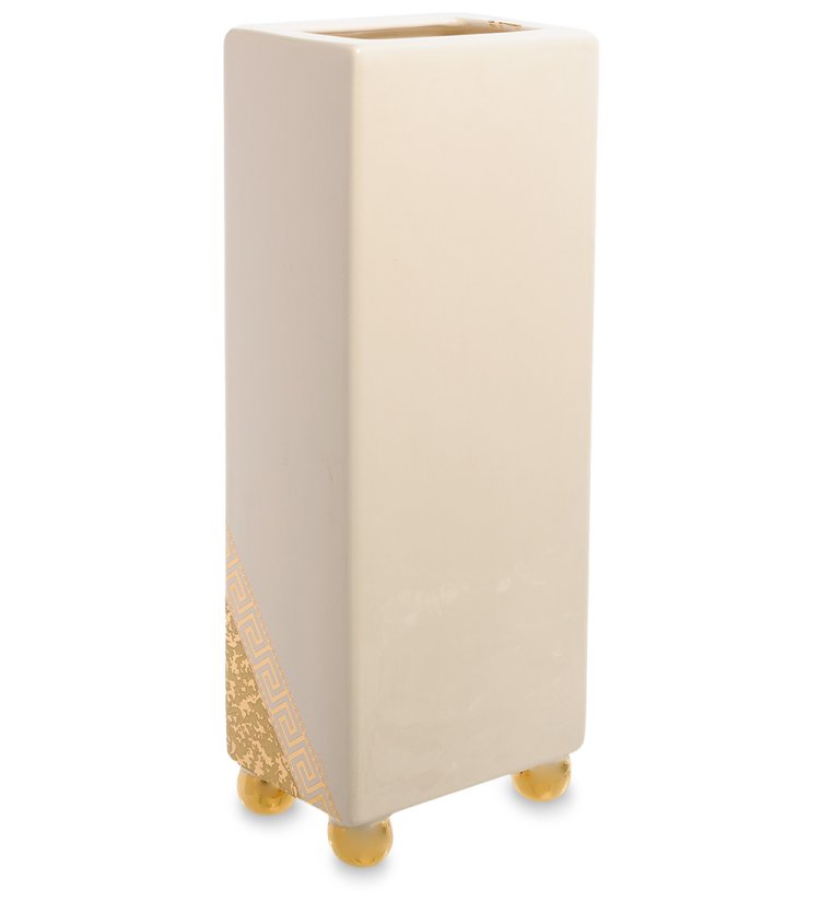 Прямоугольная Ваза для цветов из керамики Ahura, фотография с обратной стороны