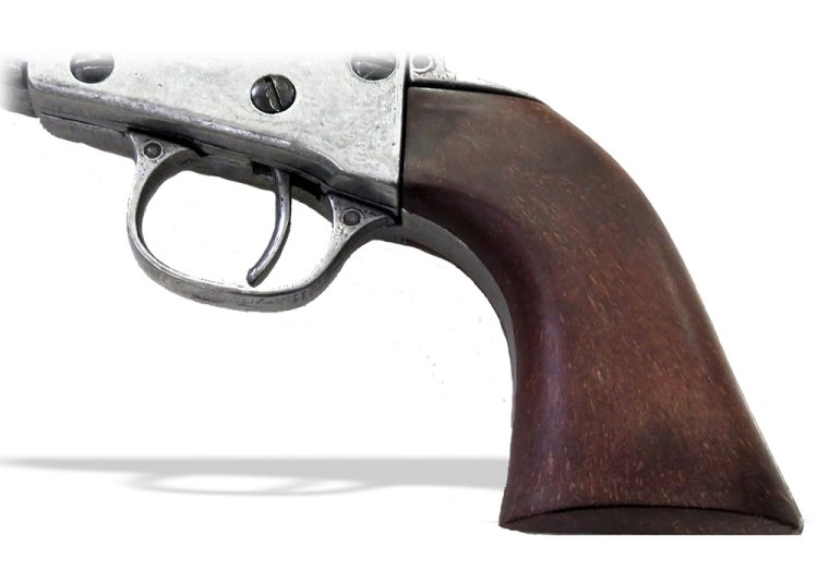 Макет Револьвера Wells Fargo США, 1849 год Denix 1259-G, фотография рукояти