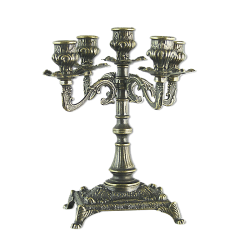 Канделябр на 5 свечей Венеция, антик