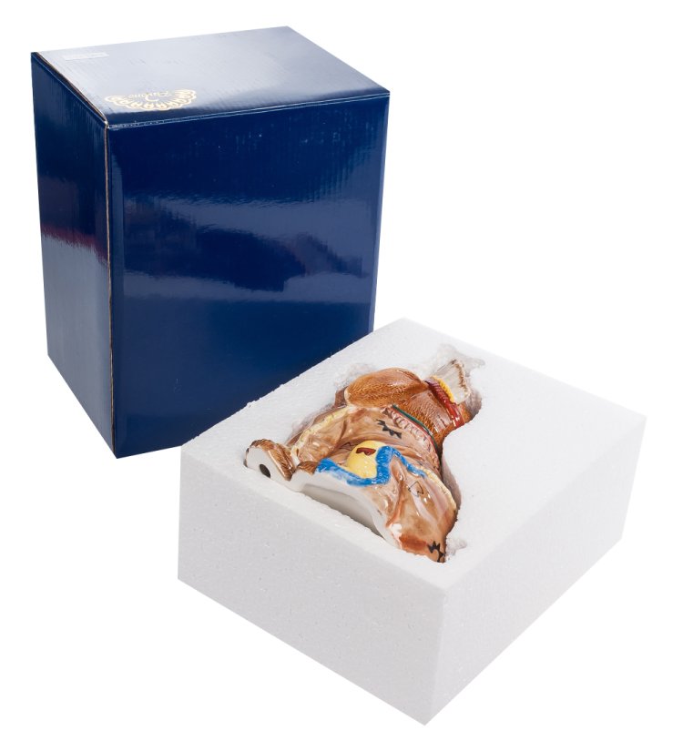 Копилка из керамики Вождь Pavone CMS-51/ 1 , упаковочный вид