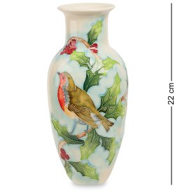 Ваза для цветов из фарфора Птичка на дереве