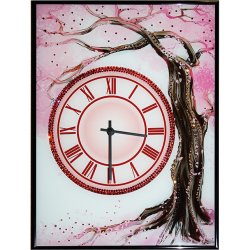 Часы с кристаллами Swarovski - Сакура