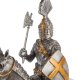 Статуэтка Воин-Рыцарь на коне Veronese WS-810, вид профиль