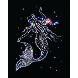 Картина Русалка c кристаллами Swarovski
