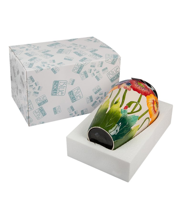 Ваза для цветов Маки Blue Sky BS- 32, фотография в упаковке